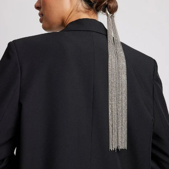 NWT Silver Chain Hair Jewelry - Picture 3 of 4